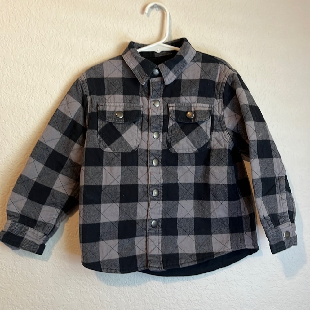 Cherokee Quilted Flannel Jacket! Size XS 4
